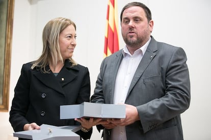 Neus Munté cedeix la vicepresidència a Junqueras; ella serà consellera de Presidència i portaveu del Govern.