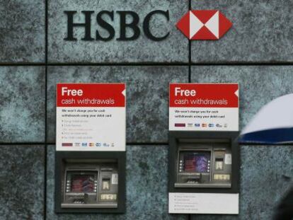 Una sede el banco HSBC en Londres.