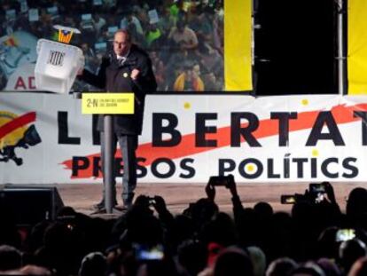 Los independentistas critican la  represión  del Gobierno y ven  imposible  colaborar con Sánchez