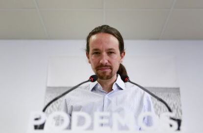 Pablo Iglesias, l&iacute;der de Podem.