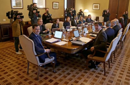 Primer Consejo de Gobierno de PP y Ciudadanos.