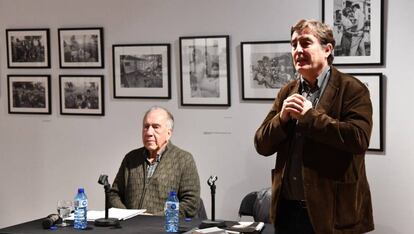 Margarit amb Luis García Montero.