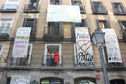 Fachada del Patio Maravillas en calle Pez 21 recientemente desalojado. Foto: Julissa Jáuregui.