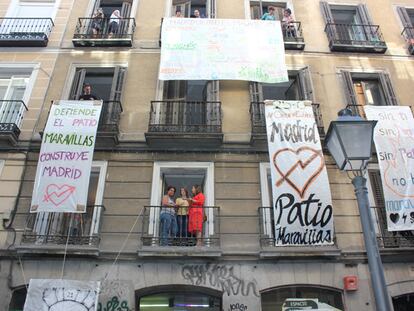 Fachada del Patio Maravillas en calle Pez 21 recientemente desalojado. Foto: Julissa Jáuregui.
