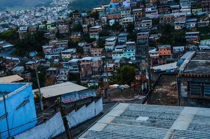 Favelas de la ciudad de Juiz de Fora, a unos 200 kilómetros de Río de Janeiro, Brasil.