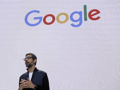 Sundar Pichai, CEO de Google, durante el pasado I/O, su conferencia anual.
