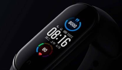 Pantalla de la Xiaomi Mi Band