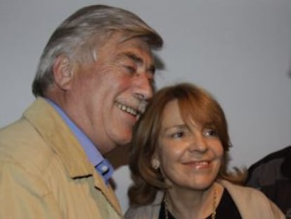 El gobernador de Rio Negro Carlos Soria y su esposa, Susana Freydoz.