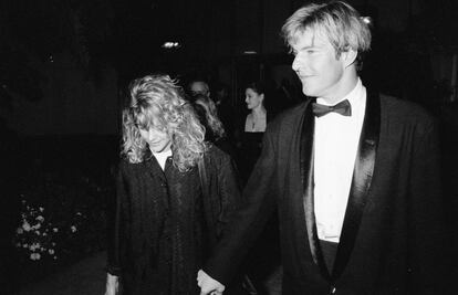 Meg Ryan y Dennis Quaid durante su matrimonio