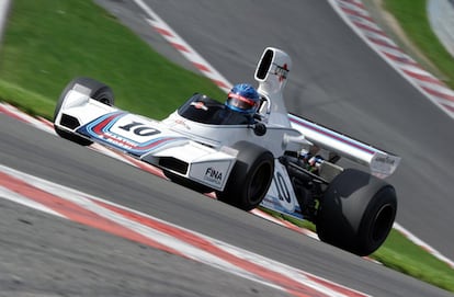 El Brabham BT44 de 1974 con motor Cosworth V8 con el que Carlos Reutemann ganó tres carreras del Mundial de F-1.