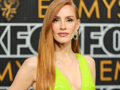 Jessica Chastain, en la gala de los Emmy, el lunes.