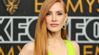 Jessica Chastain, en la gala de los Emmy, el lunes.