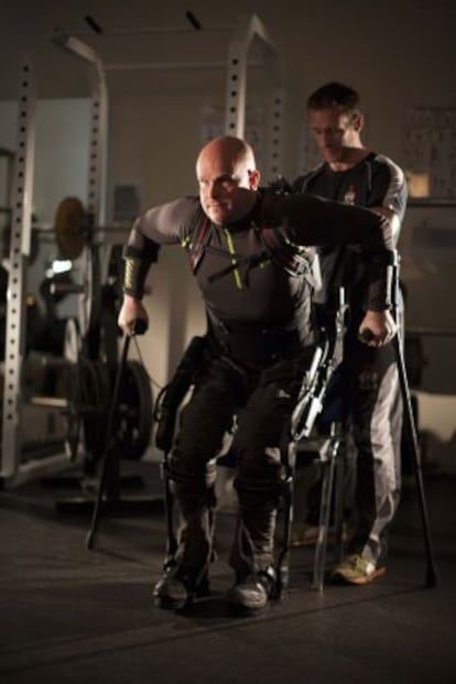 El atleta y aventurero Mark Pollock se lesionó la médula en 2010.