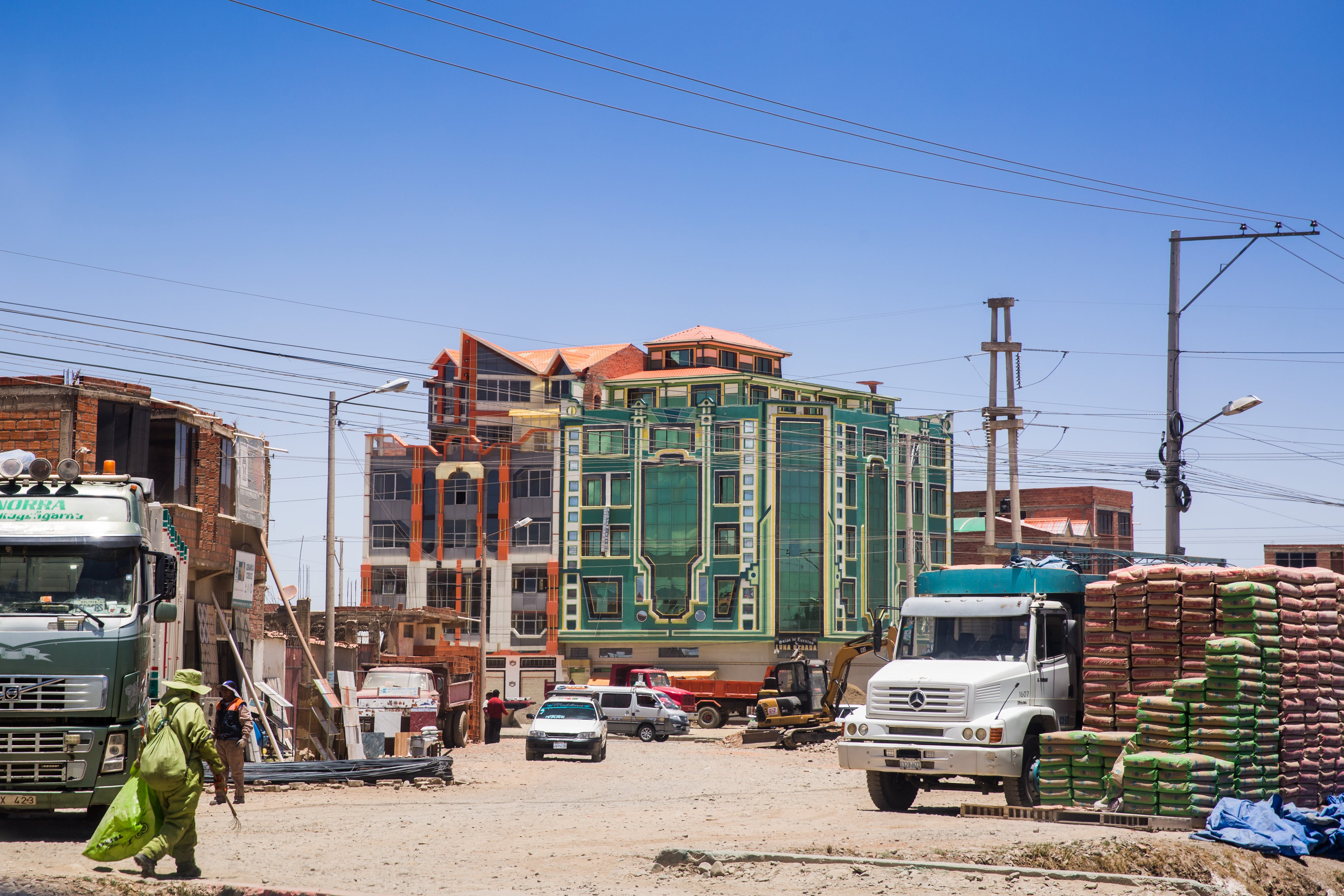 Un cholet en El Alto, Bolivia, en 2021.