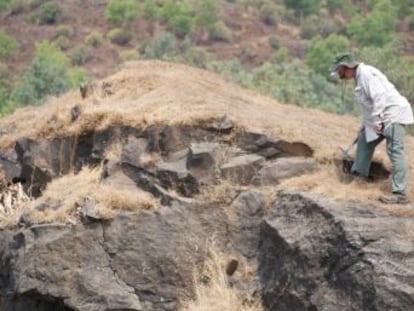 El análisis geológico de los restos de grandes erupciones volcánicas en India tratan de precisar la secuencia de cataclismos que acabó con más del 75% de la vida terrestre