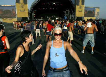 Asistentes al el festival de música Creamfields celebrado en Almería