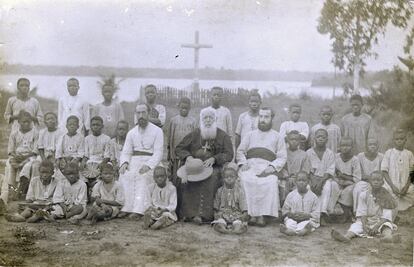 Misiones Claretianas en Fernando Poo, hacia 1920. Arxiu Pairal / Archivo Claretiano de Vic.