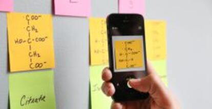 El post-it se hace digital tras la alianza entre 3M y Evernote.