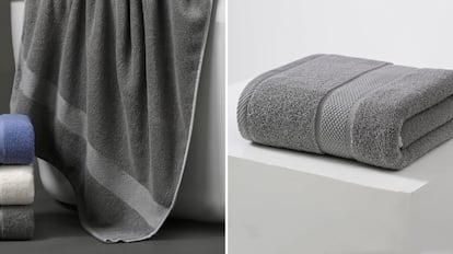 amazon haul mas vendidos por menos de 15 euros: toalla para el baño de tacto sedoso