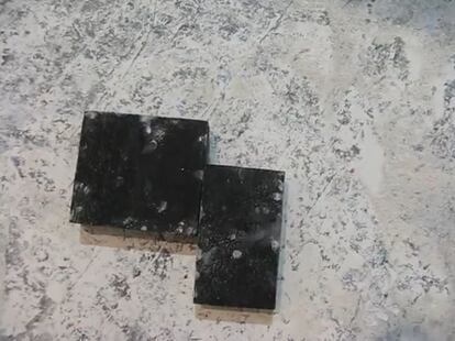 'Blocks' (2008), de la artista Lydia Gifford (expuesta en la Galería Nogueras Blanchard).