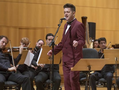 Santiago Auser&oacute;n, con la orquesta sinf&oacute;nica el s&aacute;bado en el auditorio V&iacute;ctor Villegas de Murcia.