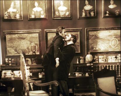 Burt Lancaster y Paolo Stoppa en una escena de la película de Visconti.