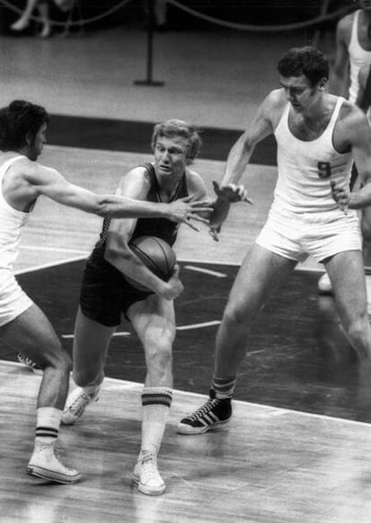 Brabender, ante Polonia en los Juegos de 1972.