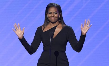 La ex primera dama de Estados Unidos Michelle Obama en julio de 2017.