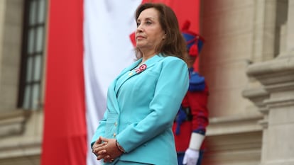 Dina Boluarte, presidenta de Per