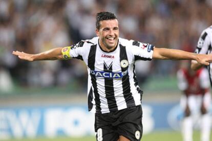 El jugador del Udinese Di Natale.