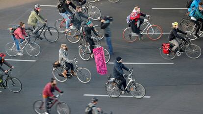 Protesta contra el cambio climático en Berlín, en una imagen de archivo.