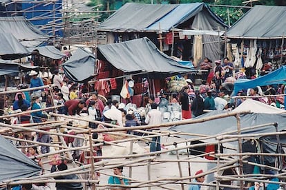 Uno de los populares mercados de Antigua.