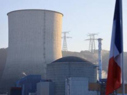 Planta nuclear de EDF en Chooz (Francia).