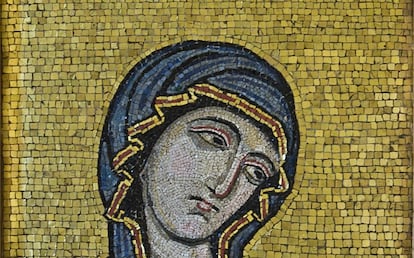 Mosaico bizantino del siglo XII creado para la Catedral de Palermo.