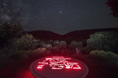 El mirador estelar de Helechosa de los Montes, en la reserva de la biosfera de la Siberia Extremeña (Badajoz).