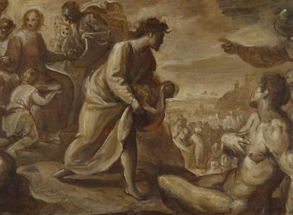 Alvise Benfatto, Dal Friso (Verona 1544-Venecia 1609) 
Resurrección de Cristo, 1575-1600 / Óleo sobre lienzo / 154 x 90 cm 
En el sepulcro inscrito: «ADF» 
Rabatti & Domingie © Ministerio per i Beni e le Attività Culturali