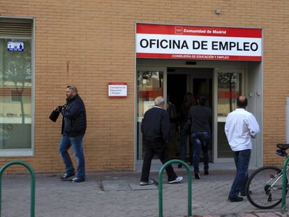 Una oficina del Inem en Madrid. 