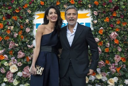 Amal y George Clooney.