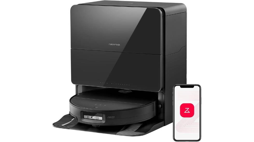 Vista del robot aspirador Roborock Saros 10.