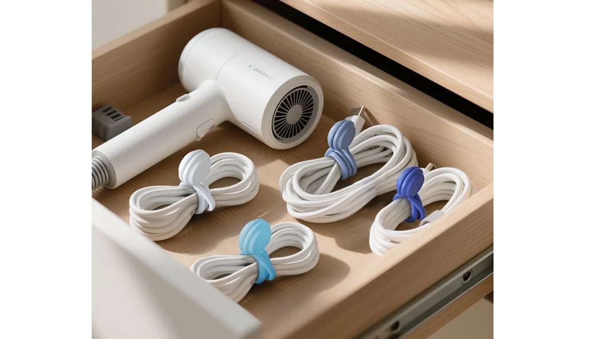 Estas bridas para organizar cables son muy versátiles.
