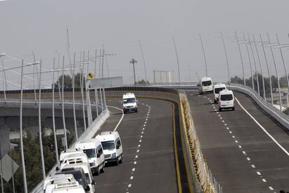 Paso elevado de la carretera Ciudad de México a Puebla