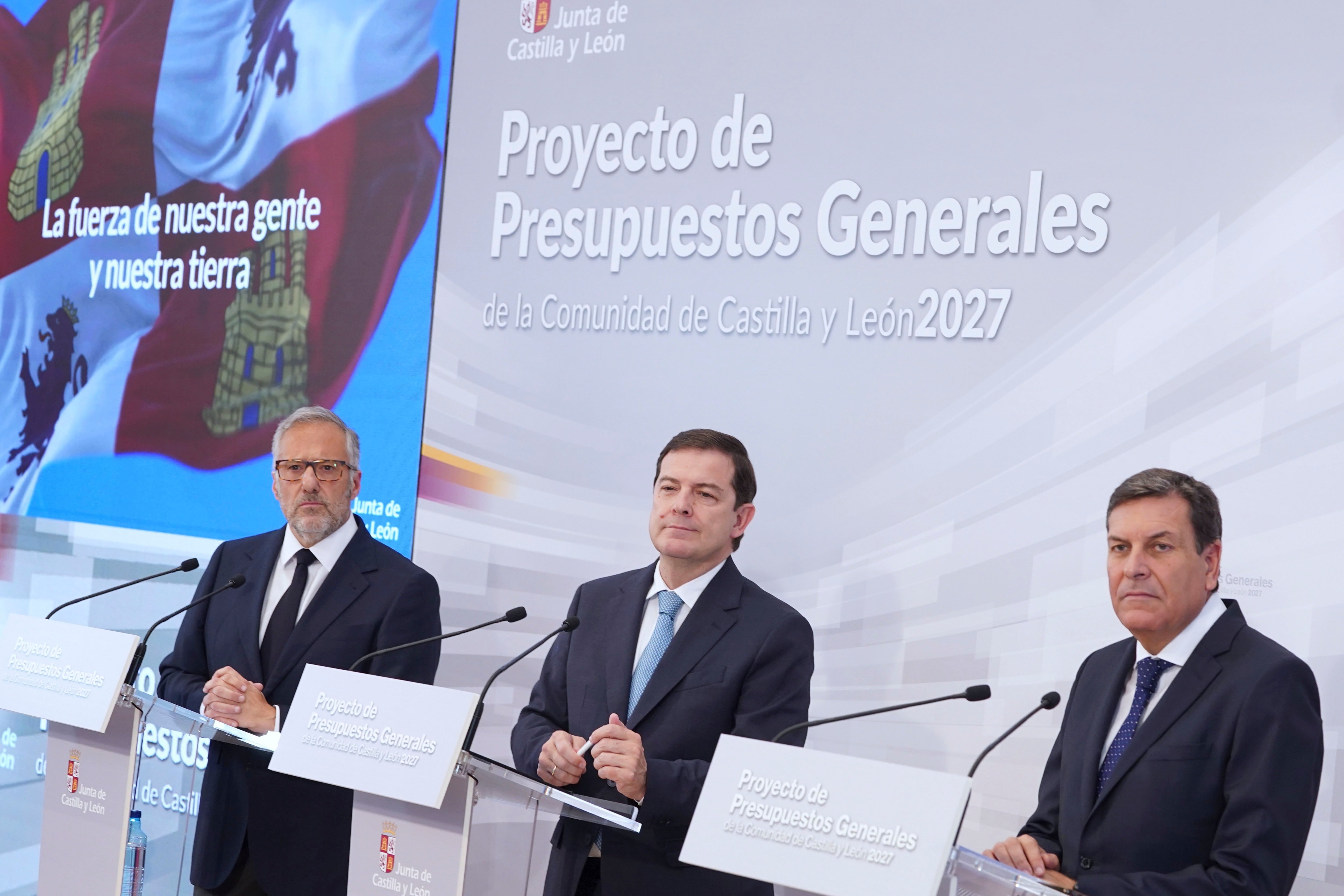 El PP y Vox presentan los Presupuestos en Castilla y León sin incluir una dotación para la “prioridad nacional”