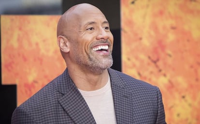 El actor Dwayne Johnson 'La Roca' en un estreno en Londres en abril de 2018.