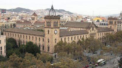 Una imagen de archivo de la sede histórica de la Universitat de Barcelona.