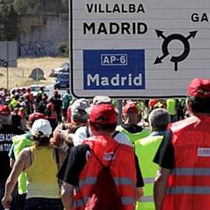 Los mineros llegan a la Comunidad de Madrid