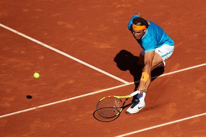 Nadal, durante un partido reciente en el Godó de Barcelona.