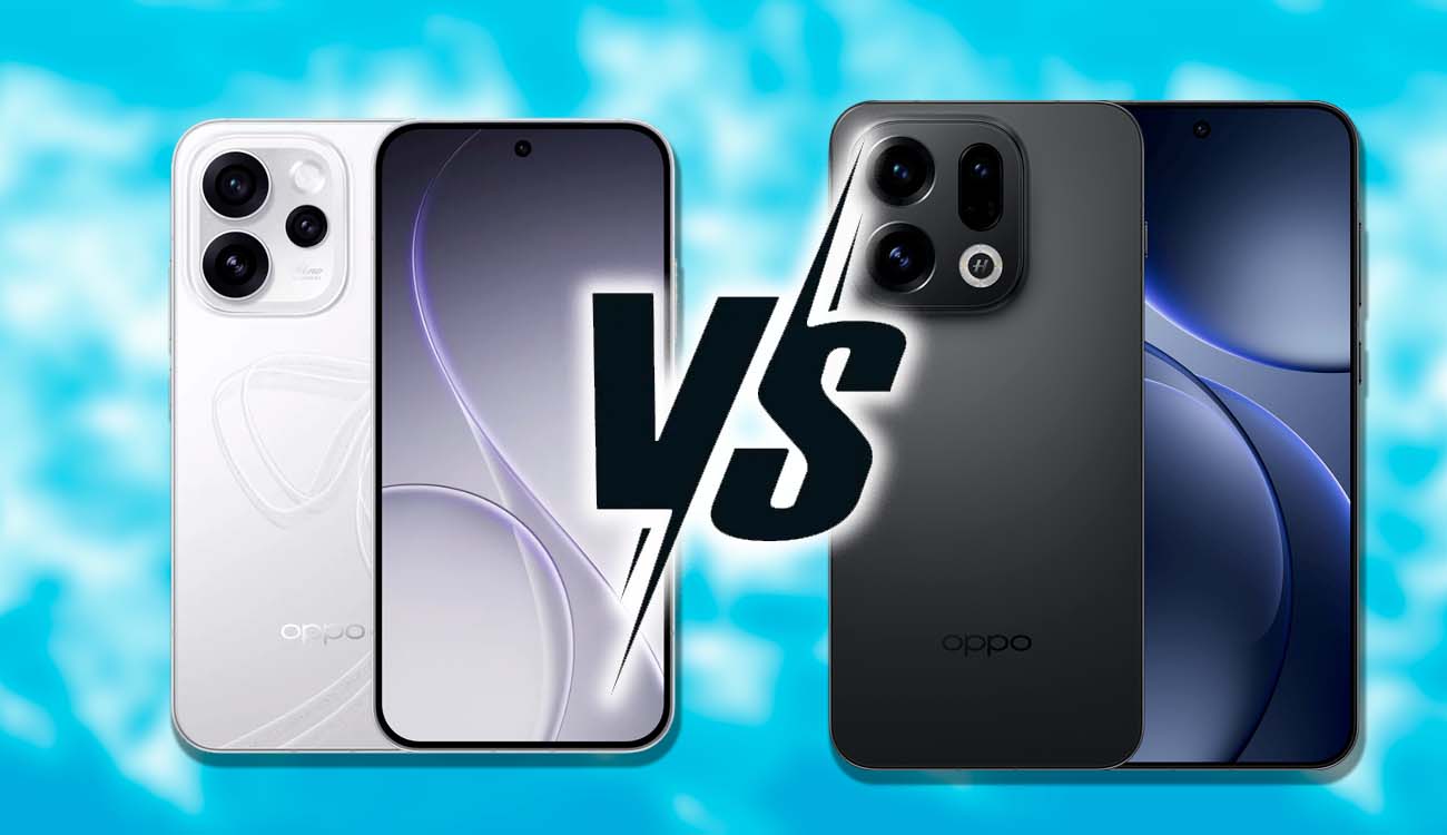 OPPO Reno 15 Pro Mini vs OPPO Find X9: ¿cuál es el que te conviene elegir?