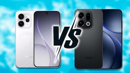 OPPO Reno 15 Pro Mini vs OPPO Find X9 con imagen de fondo