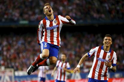 Griezmann celebra uno de sus goles.