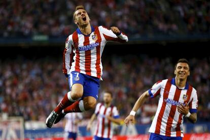 Griezmann celebra uno de sus goles.